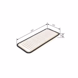 Filtre à air BOSCH F 026 400 154 - Vue supplémentaire 6