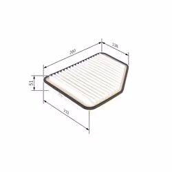 Filtre à air BOSCH F 026 400 162 - Vue supplémentaire 6