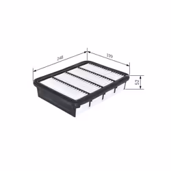 Filtre à air BOSCH F 026 400 165 - Vue supplémentaire 6