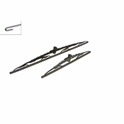 Balai d'essuie-glace BOSCH 3 397 010 298, Twin, 575+380mm, Avant, 2 pièce - Vue supplémentaire 4