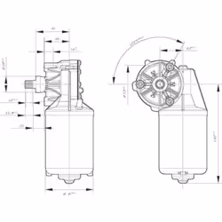 Moteur d'essuie-glace BOSCH 0 986 337 402 - Vue supplémentaire 5