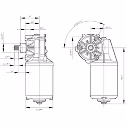 Moteur d'essuie-glace BOSCH 0 986 337 410 - Vue supplémentaire 7