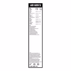 Balai d'essuie-glace BOSCH 3 397 009 776, Aerotwin Retro Truck AR609S, 600mm, 2 pièce - Vue supplémentaire 7