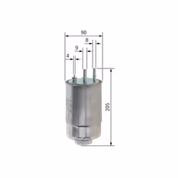 Filtre à carburant BOSCH F 026 402 076 - Vue supplémentaire 7