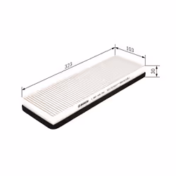 Filtre d'habitacle (filtre à pollen) BOSCH 1 987 432 041 - Vue supplémentaire 7