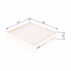 Filtre d'habitacle (filtre à pollen) BOSCH 1 987 432 034 - Vue supplémentaire 7