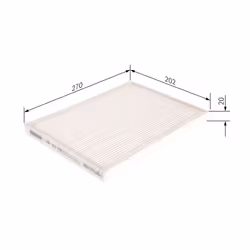 Filtre d'habitacle (filtre à pollen) BOSCH 1 987 432 236 - Vue supplémentaire 7