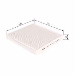 Filtre d'habitacle (filtre à pollen) BOSCH 1 987 432 234 - Vue supplémentaire 7