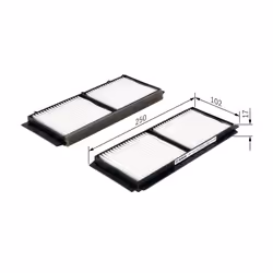 Filtre d'habitacle (filtre à pollen) BOSCH 1 987 432 209 - Vue supplémentaire 6