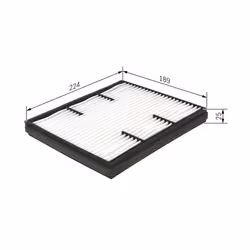 Filtre d'habitacle (filtre à pollen) BOSCH 1 987 432 223 - Vue supplémentaire 6