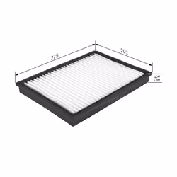 Filtre d'habitacle (filtre à pollen) BOSCH 1 987 432 222 - Vue supplémentaire 7