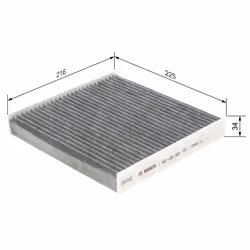 Filtre d'habitacle (filtre à pollen) BOSCH 1 987 432 383 - Vue supplémentaire 7