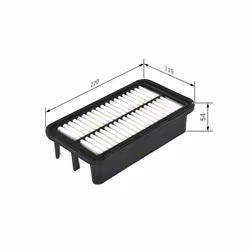 Filtre à air BOSCH F 026 400 169 - Vue supplémentaire 7