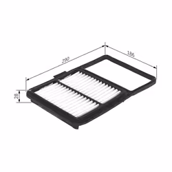 Filtre à air BOSCH F 026 400 170 - Vue supplémentaire 7