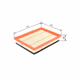 Filtre à air BOSCH F 026 400 177 - Vue supplémentaire 7