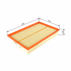 Filtre à air BOSCH F 026 400 180 - Vue supplémentaire 7