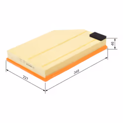 Filtre à air BOSCH F 026 400 181 - Vue supplémentaire 7