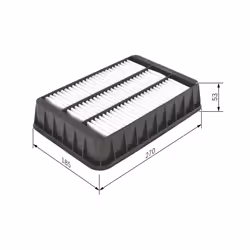 Filtre à air BOSCH F 026 400 200 - Vue supplémentaire 7