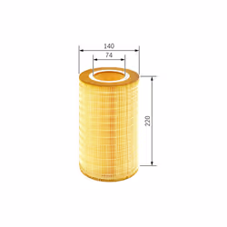 Filtre à air BOSCH F 026 400 204 - Vue supplémentaire 6