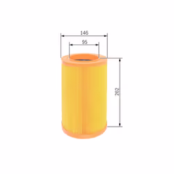 Filtre à air BOSCH F 026 400 194 - Vue supplémentaire 7