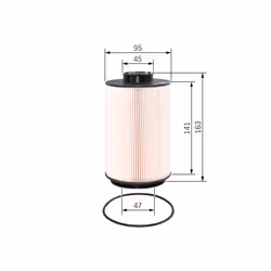 Filtre à carburant BOSCH F 026 402 070 - Vue supplémentaire 8