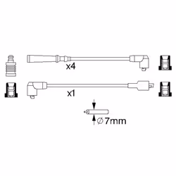 Faisceau d'allumage BOSCH 0 986 356 702 - Vue supplémentaire 6