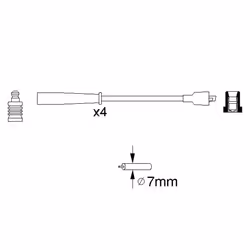 Faisceau d'allumage BOSCH 0 986 356 716 - Vue supplémentaire 6