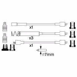 Faisceau d'allumage BOSCH 0 986 356 722 - Vue supplémentaire 6