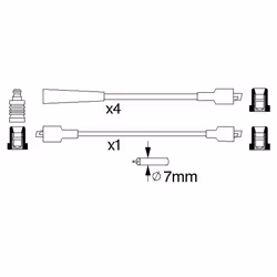 Faisceau d'allumage BOSCH 0 986 356 741 - Vue supplémentaire 6