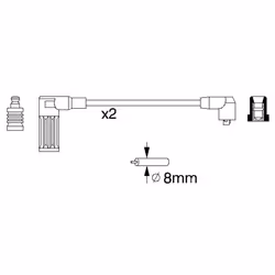 Faisceau d'allumage BOSCH 0 986 356 752 - Vue supplémentaire 6