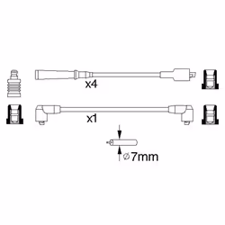 Faisceau d'allumage BOSCH 0 986 356 773 - Vue supplémentaire 6