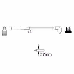 Faisceau d'allumage BOSCH 0 986 356 818 - Vue supplémentaire 6