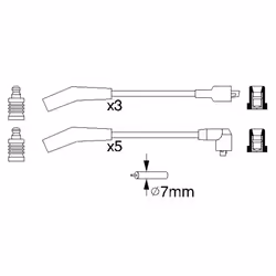 Faisceau d'allumage BOSCH 0 986 356 819 - Vue supplémentaire 6