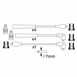 Faisceau d'allumage BOSCH 0 986 356 831 - Vue supplémentaire 6