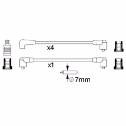 Faisceau d'allumage BOSCH 0 986 356 844 - Vue supplémentaire 6