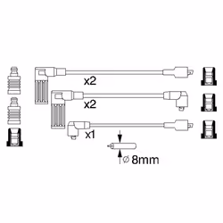 Faisceau d'allumage BOSCH 0 986 356 846 - Vue supplémentaire 6
