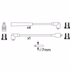 Faisceau d'allumage BOSCH 0 986 356 859 - Vue supplémentaire 6