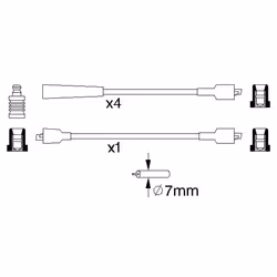 Faisceau d'allumage BOSCH 0 986 356 880 - Vue supplémentaire 6