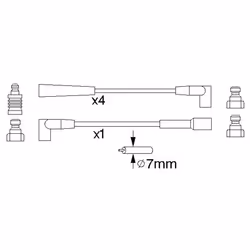 Faisceau d'allumage BOSCH 0 986 356 886 - Vue supplémentaire 6