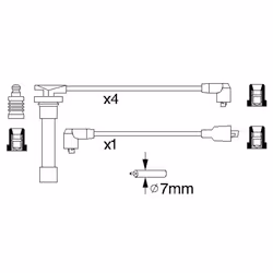 Faisceau d'allumage BOSCH 0 986 356 893 - Vue supplémentaire 6