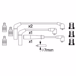 Faisceau d'allumage BOSCH 0 986 356 932 - Vue supplémentaire 6