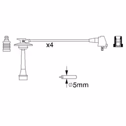 Faisceau d'allumage BOSCH 0 986 356 933 - Vue supplémentaire 5