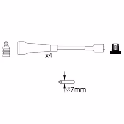 Faisceau d'allumage BOSCH 0 986 356 967 - Vue supplémentaire 6