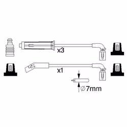 Faisceau d'allumage BOSCH 0 986 356 980 - Vue supplémentaire 6