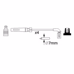 Faisceau d'allumage BOSCH 0 986 356 987 - Vue supplémentaire 6