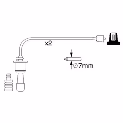Faisceau d'allumage BOSCH 0 986 356 991 - Vue supplémentaire 6