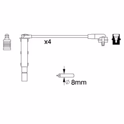 Faisceau d'allumage BOSCH 0 986 357 090 - Vue supplémentaire 6