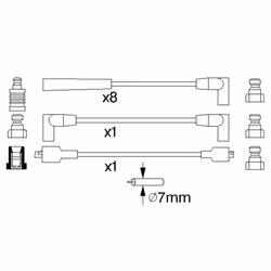 Faisceau d'allumage BOSCH 0 986 357 118 - Vue supplémentaire 6