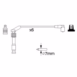 Faisceau d'allumage BOSCH 0 986 357 143 - Vue supplémentaire 6