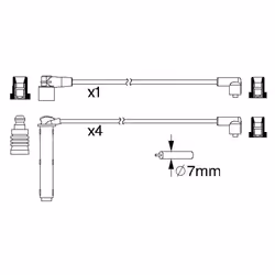 Faisceau d'allumage BOSCH 0 986 357 223 - Vue supplémentaire 6